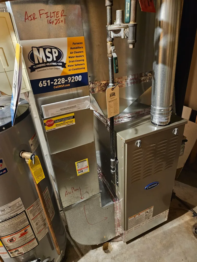 Carrier 80% Furnace Installation project, photo 1 of 3