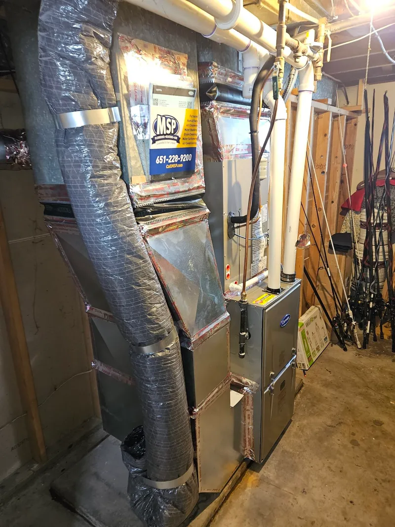 Furnace and Heat Pump Install project in White Bear Lake, Minnesota, photo 1 of 5