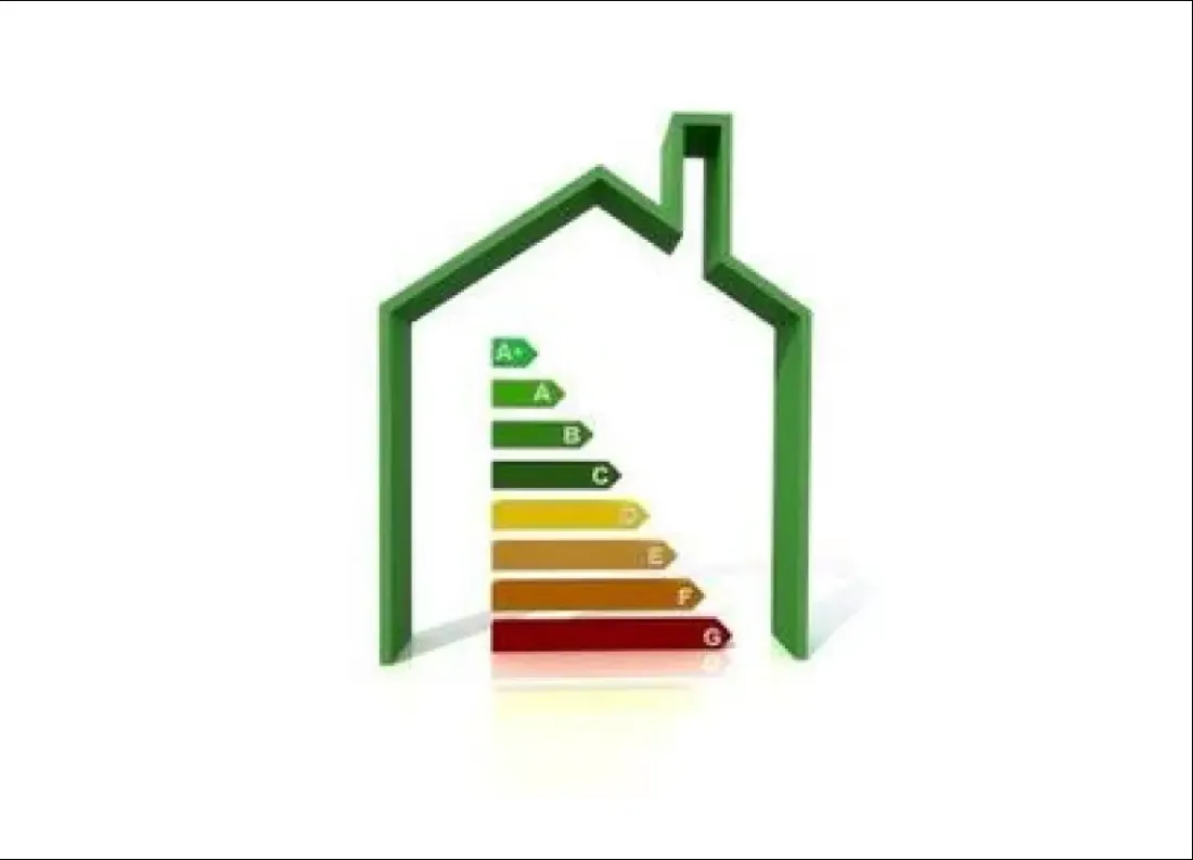 House energy rating scale from A+ to G