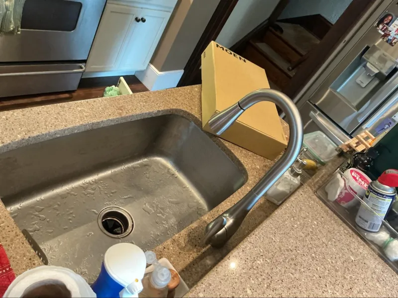 Kitchen Faucet Replacement and Supply Line Work project, photo 1 of 1