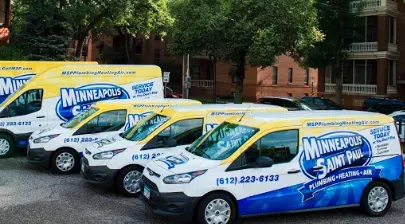 MSP service vans parked in a row