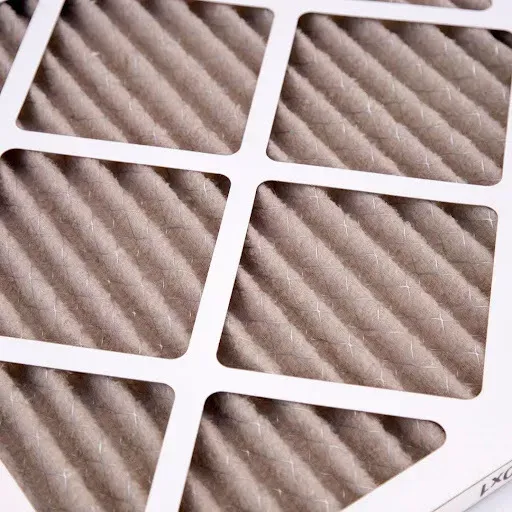 Pleated HVAC air filter