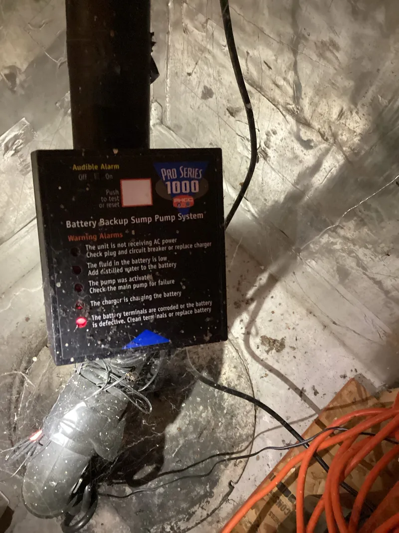 Sump Pump Battery Replacement project in Vadnais Heights, Minnesota, photo 1 of 3