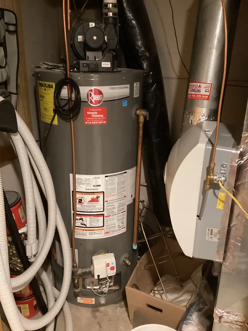 Water Heater Replacement project in Blaine, Minnesota, photo 1 of 3
