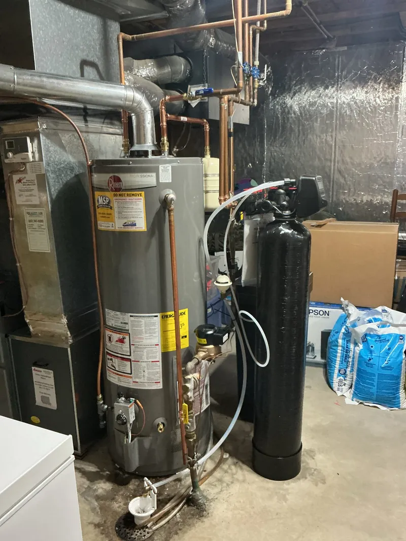 Water Heater & Water Softener Installation project, photo 1 of 3